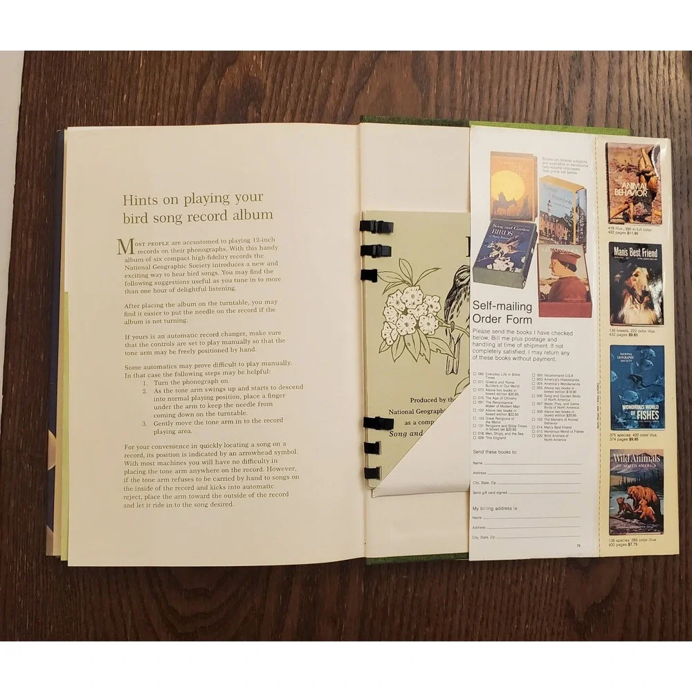 Song & Garden Birds of North America 2 Vol Set w/ Records Slipcase‎ - Nat Geo